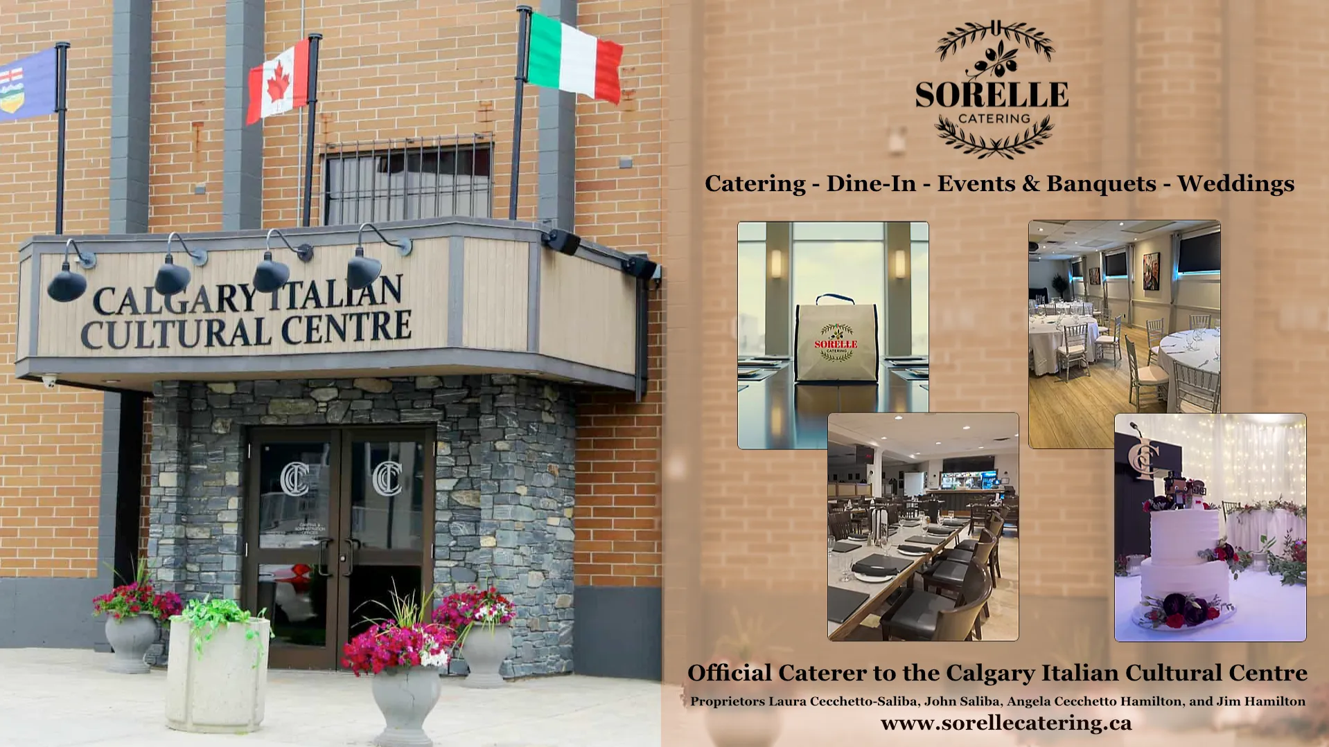 Calgary Italian Cultural Centre Front Entrance