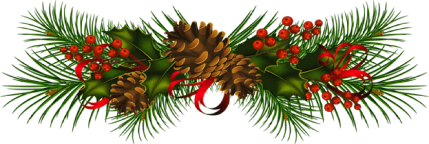 Christmas pine cones